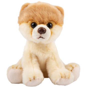 Pluche knuffel dieren Pomeranian/Dwergkeeshond 13 cm - Knuffel huisdieren