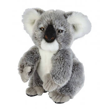 Grijze koala knuffel 28 cm knuffeldieren - Knuffeldier