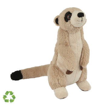 Ravensden pluche knuffeldier - stokstaartje - 23 cm - staand - Eco soft serie - speelgoed dieren - Knuffeldier