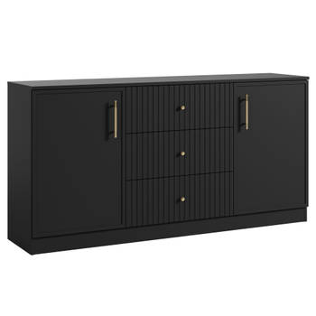 Meubella Dressoir Dream - Zwart - 160 cm