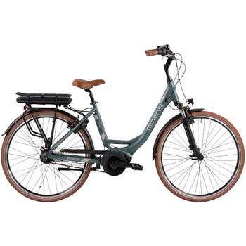 Minerva Elektrische Stadsfiets E-Power 28 Inch 49 cm Dames 8V V-Brakes Matgroen