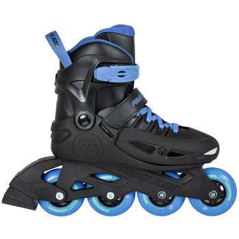 Powerslide One Stargaze inlineskates 85A zwart/blauw maat 29/32