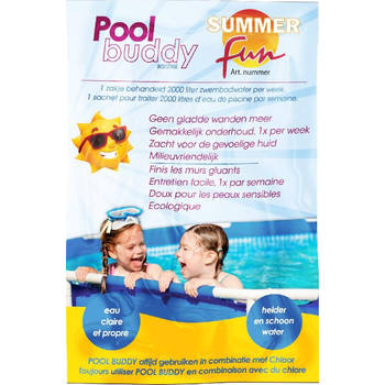 Summer fun Onderhoudsmiddel Pool Buddy voor 2000 Liter Wit