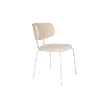 Housecraft Jaze Eetkamerstoelen Off-White/ Gebroken wit - Set van 2