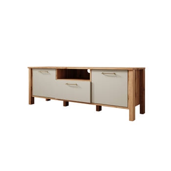 Meubella TV-Meubel Isaac - Beige - 138 cm