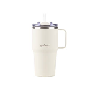 Rosmarino Waterfles - Drinkfles - Thermosfles - Dubbelwandig - 0.6l - Wit