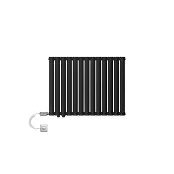 Paneelradiator Enkellaags met verwarmingselement 300W 600x780 mm Antraciet LuxeBath