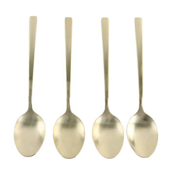 OTIX Theelepels - Kleine Lepels - Set van 4 - Koffielepels - 6cm