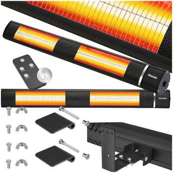 tectake® - Solaris Horizon infraroodstraler - 3 vermogensniveaus