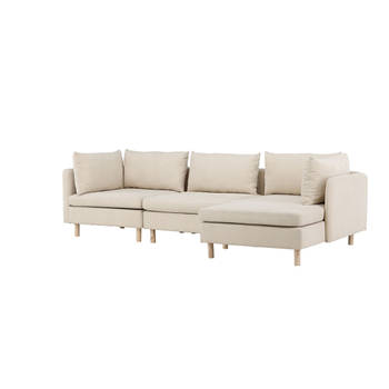 Zero bank chaise longue bank rechtse beige.