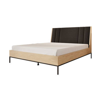 Meubella Tweepersoonsbed Luxor - Eiken - 180x200 cm