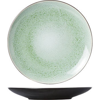 Cosy&Trendy Finesse Green Plat Bord - Ø 28 cm - Set-4