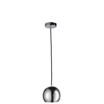 J-line - Hanglamp Bol Metaal Silver Small - 15x15x120cm