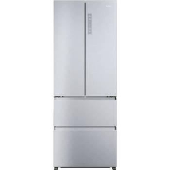 Meerdeurs koelkast - HAIER - FD 70 Series 3 HFR5719ENMG - Klasse E - 446 L - 190 x 70 x 67,5 cm - Zilver