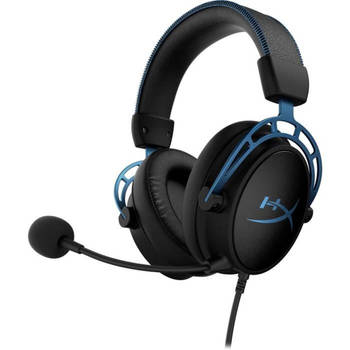 Bedrade gamingheadset - HyperX Cloud Alpha S - voor pc en console - zwart/blauw