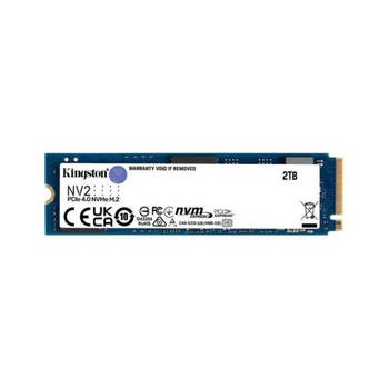 Kingston Technology Hard Disk - SSD NV2 - 2to Internal - M.2 2280 PCIE 4.0 NVME - Bleu