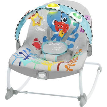 Schommelligstoel - BABY EINSTEIN - Ocean Explorers Kick to It Opus Musical Infant to Toddler Rocker - Kinderen van 0 tot