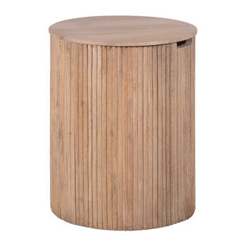 Lewis & Loft Bijzettafel Lonne - FSC® mangohout – Rond ?40 – Naturel