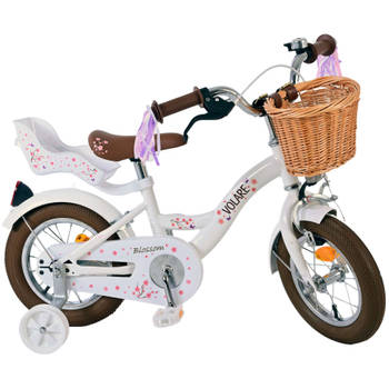 Volare Blossom Kinderfiets - Meisjes - 12 inch - Wit