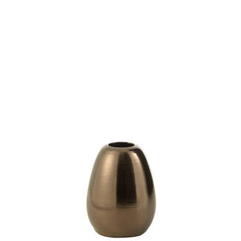 J-line - Vase Porselein Goud Small - 23x23x30cm