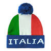 Funny Fashion Verkleed muts - Supporters Italie - voor volwassenen - in vlag kleuren - polyester - Verkleedhoofddeksels