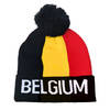 Funny Fashion Verkleed muts - Supporters Belgie - voor volwassenen - in vlag kleuren - polyester - Verkleedhoofddeksels