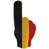 Funny Fashion Supporters feestartikelen - foam hand - vlag Belgie - 50 cm - Verkleedhandschoenen