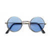 Ronde John Lennon stijl verkleed bril - blauw - Sixties/hippie - Verkleedbrillen