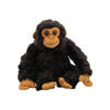 Pluche Chimpansee aap knuffel van 22 cm - Knuffel bosdieren