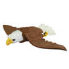 Nature Planet Knuffeldier Zeearend - zachte pluche stof - premium knuffels - bruin/wit - 70 cm - Vogel knuffels