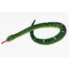 Cornelissen Knuffeldier Python slang - zachte pluche stof - premium knuffels - groen - 100 cm - Knuffeldier