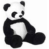 Mega pluche panda beertje knuffel zwart wit 100cm - Knuffeldier