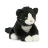 Zwarte katten/poezen knuffeldier 18 cm - Knuffel huisdieren