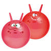 Skippyballen Funny Faces - set van 2 - 45 cm - buitenspeelgoed voor kleine kinderen - Skippyballen