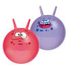 Skippyballen Funny Faces - set van 2 - 45 cm - buitenspeelgoed voor kleine kinderen - Skippyballen