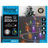 Feeric lights kerstverlichting - gekleurd - 20 meter - 200 leds - Kerstverlichting kerstboom