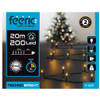 Feeric lights kerstverlichting - warm wit - 20 meter - 200 leds - Kerstverlichting kerstboom