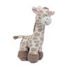 Pia Toysknuffeldier Giraffe - zachte pluche stof - lichtbruin - kwaliteit knuffels - 28 cm - Knuffeldier