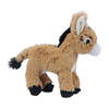 Pia Toys Knuffeldier Ezel - pluche stof - premium kwaliteit knuffels - lichtbruin - 16 cm - Knuffel boederijdieren