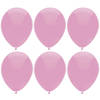 Ballonnen verjaardag/thema feest - 200x stuks - roze - 29 cm - Ballonnen