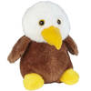 Pluche knuffel dieren Amerikaanse Zeearend roofvogel van 12 cm - Vogel knuffels