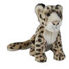 Pluche knuffel dieren Sneeuw Luipaard 28 cm - Knuffeldier