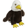 Pluche knuffel dieren Amerikaanse Zeearend roofvogel van 18 cm - Vogel knuffels