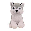 Knuffeldier Husky hond Billy - zachte pluche stof - dieren knuffels - grijs/wit - 32 cm - Knuffel huisdieren