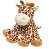 Suki Gifts knuffeldier - giraffe - geel/bruin - safari dieren - pluche - 18 cm - Knuffelberen