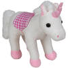 Witte/roze eenhoorn knuffels 20 cm knuffeldieren - Knuffeldier