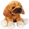 Pluche knuffel dieren Puggle hond 13 cm - Knuffel huisdieren