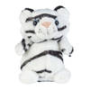 Pluche knuffel dieren Witte Tijger 12 cm - Knuffeldier