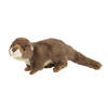 Ravensden pluche knuffel dier Europese Otter - bruin - 32 cm - knuffelbeesten - Knuffeldier