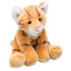 Pluche knuffel dieren Orange Tabby kat/poes 13 cm - Knuffel huisdieren